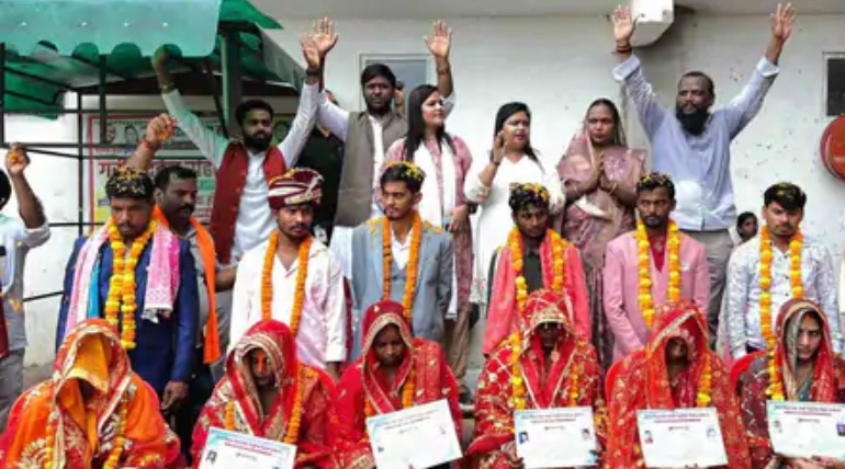 बड़हलगंज में 121 जोड़ों का सामूहिक विवाह, मानव शिक्षा सेवा संस्थान 21 फरवरी को 17वां आयोजन करेगा