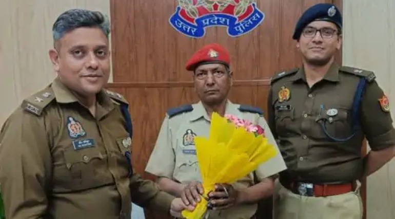 मानसिक बीमार युवती के अपहरण के आरोपी गिरफ्तार, होमगार्ड ने बचाई आबरू, SSP ने किया सम्मानित