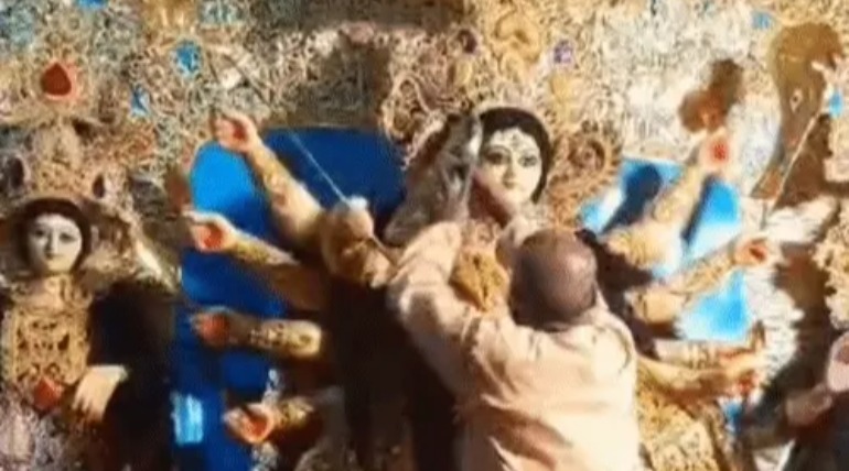 भारत सेवाश्रम संघ में बसंती दुर्गापूजा और रामनवमी पर्व शुरू