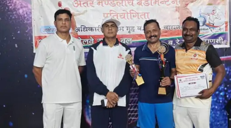 बैडमिंटन चैंपियन बने आरपीएफ के दशरथ प्रसाद, लखनऊ मंडल का दबदबा, सिंगल्स के साथ ओवर आल चैंपियन