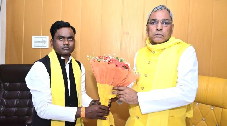 सुभासपा युवा इकाई के प्रदेश उपाध्यक्ष बने एडवोकेट अंकित श्रीवास्तव