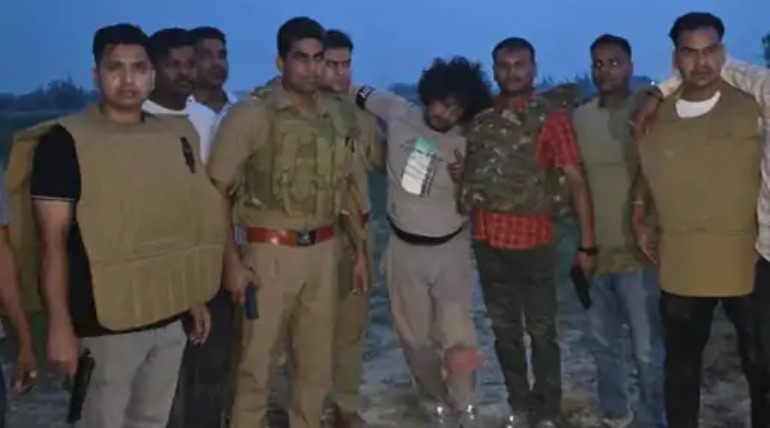 मुठभेड़ में गिरफ्तार लुटेरे की हार्ट अटैक से मौत, सराफा की दुकान में की थी लूट, पैर में लगी थी पुलिस की गोली