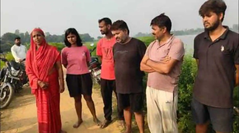 झंगहा में फरेन नाले में मिला बुजुर्ग महिला का शव