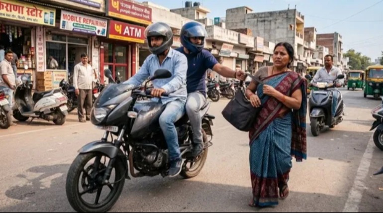 गोरखपुर में मेडिकल स्टोर कर्मी से डंडे के बल पर मोबाइल और नकदी की लूट